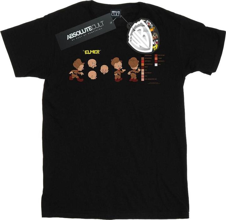 Looney Tunes Elmer Fudd Colour Code TShirt (3XL)