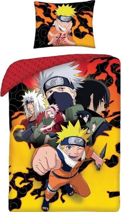 MCU Naruto Sasuke bed linen - soft cotton - 140 x 200 cm