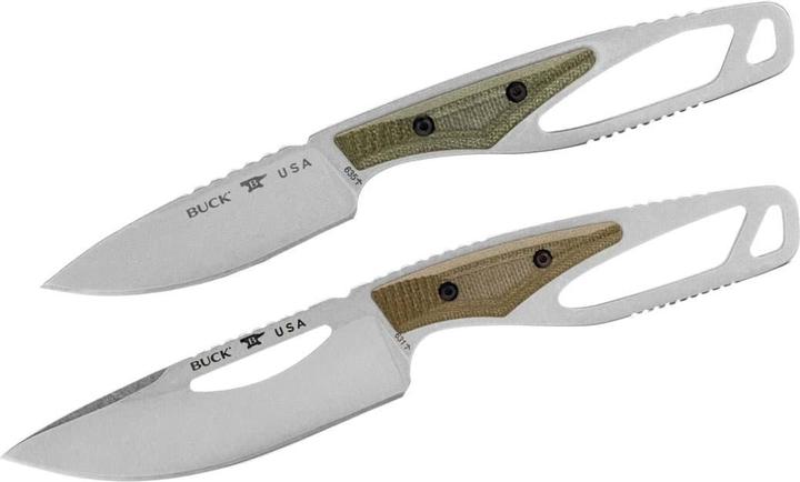 Actual product image Buck Paklite Combo Kit Pro OD Green Micarta (631 & 635) (10 cm)