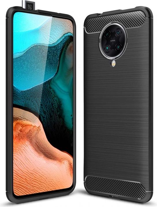 Actual product image Screenguard Xiaomi Poco F2 Pro Cover Carbon Brushed Soft TPU (Xiaomi Poco F2 Pro)