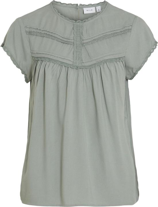 Actual product image Vila Detailed top with short sleeves (34)