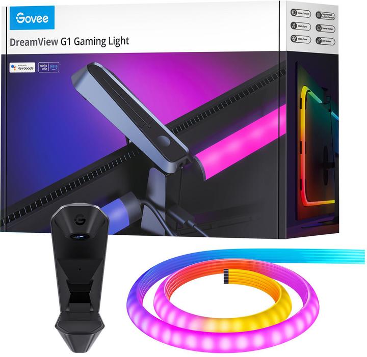 Pro Gaming Light DreamView G1, RGBIC, WiFi (RGBIC, 150 cm, Interieur)