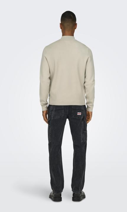 Immagine prodotto Only & Sons Onscooper Reg 12 Half Zip High Neck Knit (XXL)