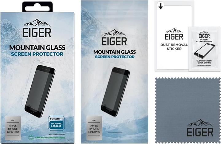 Produktbild Eiger Mountain Glass (1 Stück, Apple iPhone 13, Apple iPhone 13 Pro)