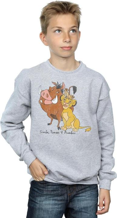 Image du produit The Lion King Sweat-shirt classique Simba Timon & Pumba pour garçons (140, 146)