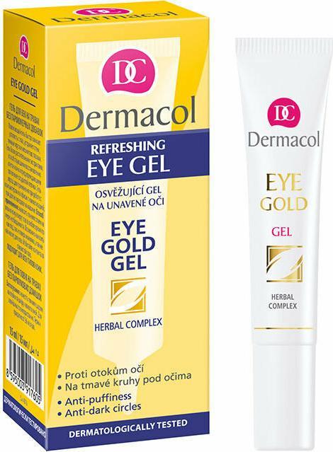 Image du produit Dermacol Gel d'or pour les yeux (Gel, 15 ml, Jour + nuit)