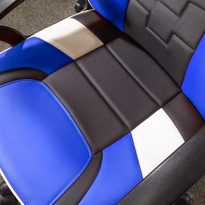 Actual product image X Rocker Gaming chair Saturn children /grey/blue