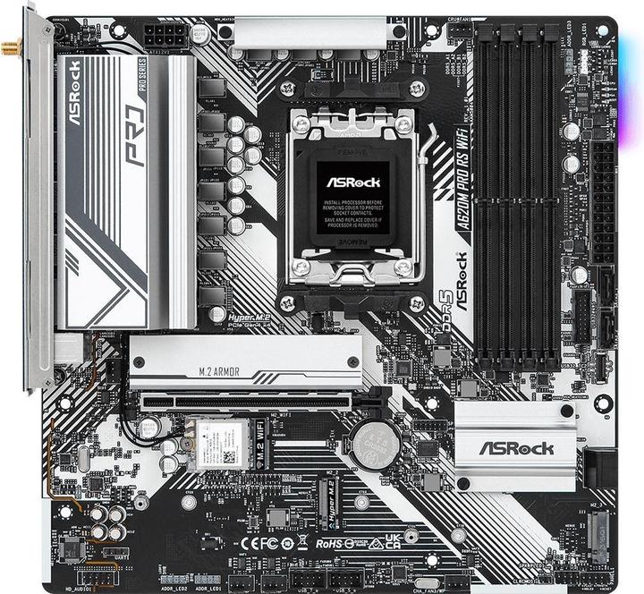 Produktbild AsRock A620M Pro RS (AM5, AMD A620, mATX)