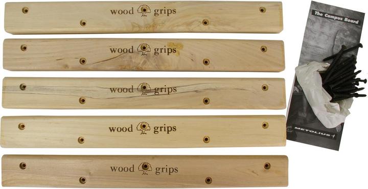 Produktbild Metolius Wood Grips Campus Rung Training Board 5er Pack M