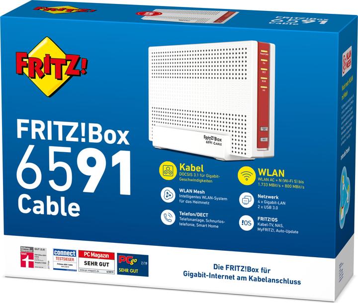 Image du produit AVM FRITZ!Box 6591 Câble