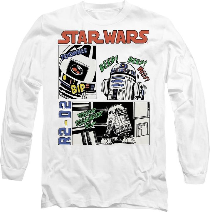 Actual product image Star Wars Unisex Adult Beep Boop R2-D2 T-Shirt (S)