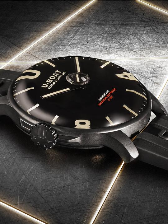 Actual product image U-Boat 8464/B Darkmoon 44mm IPB 5ATM (Analogue wristwatch, 44 mm)