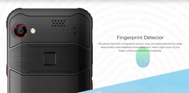Actual product image Energizer H620S 4G BLACK IP69 (64 GB, Black, 6.20", Hybrid Dual SIM, 48 Mpx, 4G)