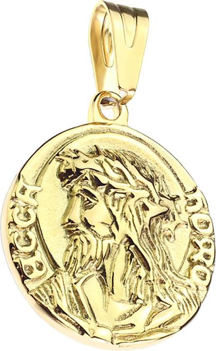 Immagine prodotto Star Piercing Ciondolo Gesù placcato oro (Acciaio chirurgico 316L)