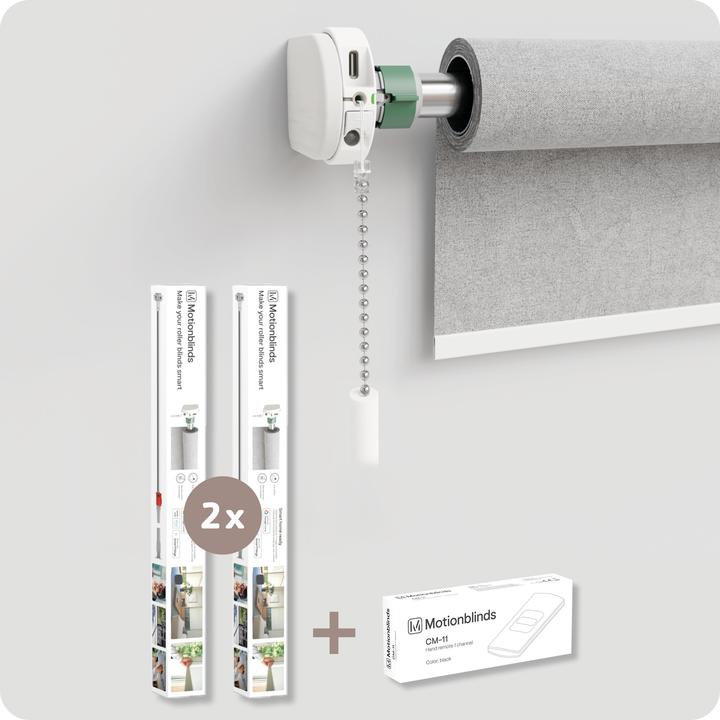Actual product image Motionblinds Upgrade Kit for Roller Blinds 2-pack + remote (Device-specific remote control)