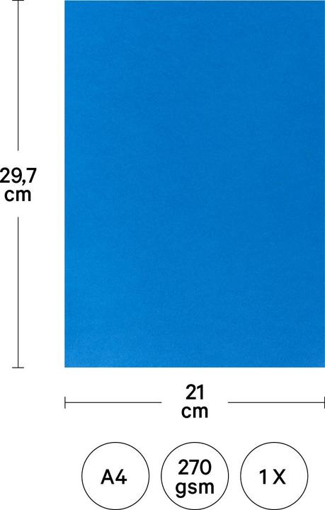 Image du produit Carton À Photo A4, Oro (270 g/m², 1 x)