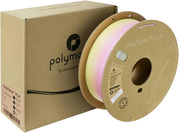 Actual product image Polymaker Polyterra PLA (1.75 mm, 1 kg) (PLA, 1.75 mm, 1000 g, Multicoloured)