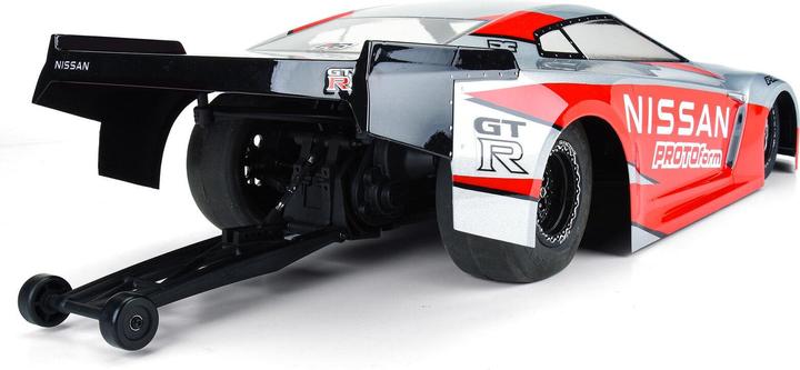 Actual product image Proline Body Nissan GT-R R35 Drag unpainted, 1:10