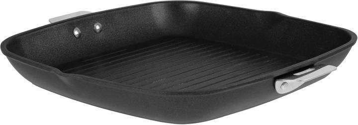 Image du produit Cristel Poêle à griller Cookway 28 x 28 cm (28 cm, Poêle à grillades, Aluminium)