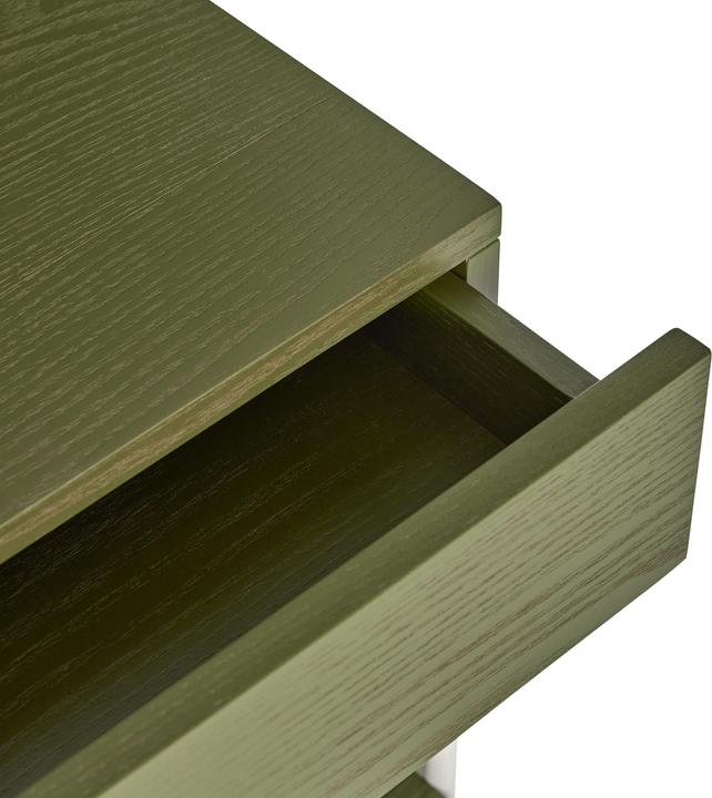 Actual product image Hübsch Noir Bedside Table Green/Off white