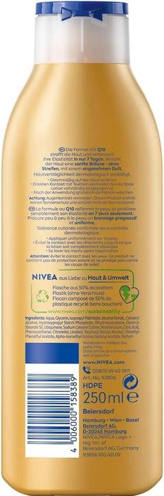 Actual product image NIVEA Q10 Straffend + Bräunend Body Lotion (Body lotion, 250 ml)