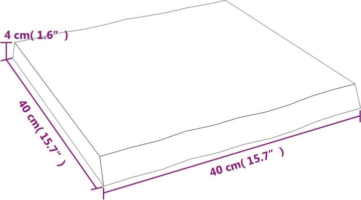 Actual product image VidaXL Nili (40 x 40 x 4 cm)