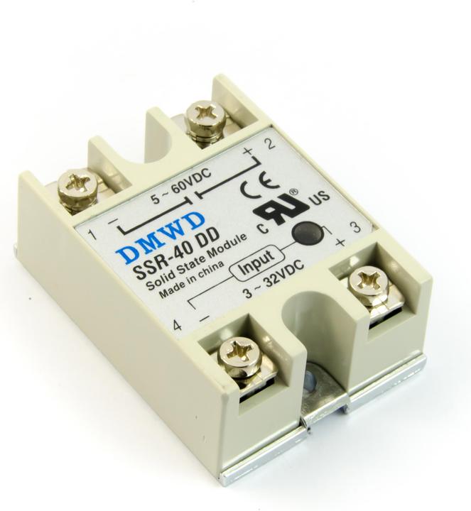 Actual product image Purecrea SSR-40DD 40A Solid State Relay DC to DC