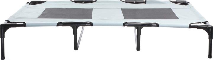 Immagine prodotto Wiltec Lettino da viaggio per cani da esterno Zona notte XL 122 x 93 x 20 cm Grigio fino a 60 kg (Cane)
