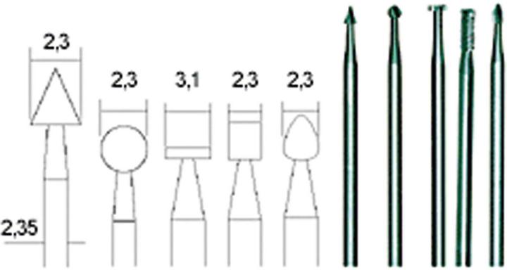 Produktbild Proxxon Frässtifte-Set