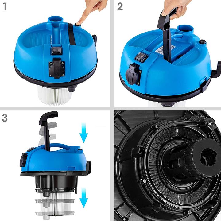 Image du produit Masko Aspirateur industriel 6IN1, bleu (Aspirateur eau et poussière)
