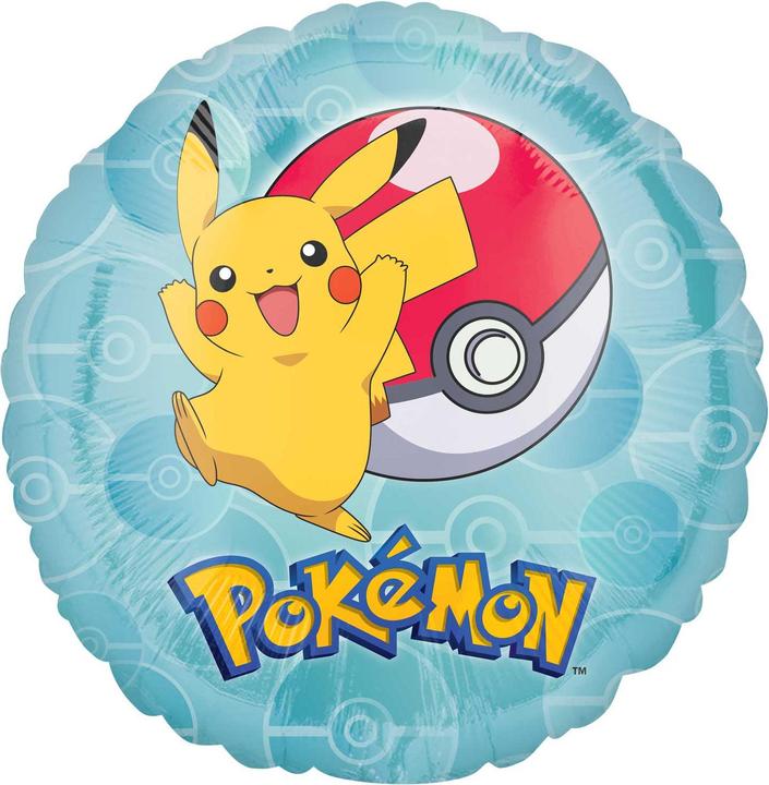 Produktbild Amscan Pokémon Ballon rund