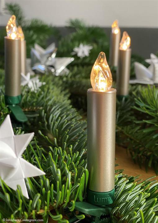 Produktbild Krinner LED Christbaumkerze Superlight Starter-Set (12 x)