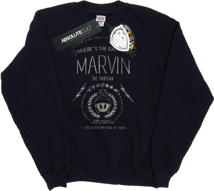 Looney Tunes Marvin The Martian Where's The Kaboom Sweatshirt (XXL)