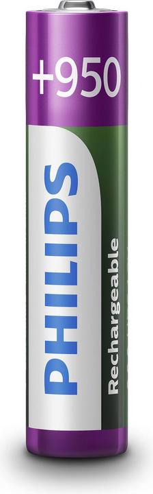 Produktbild Philips Rechargeable AAA (4 Stk., AAA, 950 mAh)