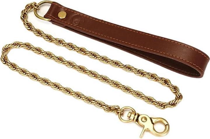 Productafbeelding Liebe Seele Lederen halsband met riem