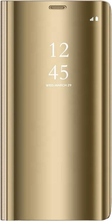 Actual product image OEM Smart Clear View Case for Samsung Galaxy S7 Edge G935 gold (Samsung Galaxy S7 Edge)