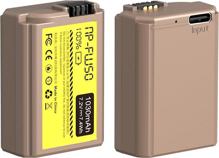 Produktbild Ulanzi Sony NP FW50 Type Lithium Ion Battery with USB C Charging Port (1030mAh) (Akku)