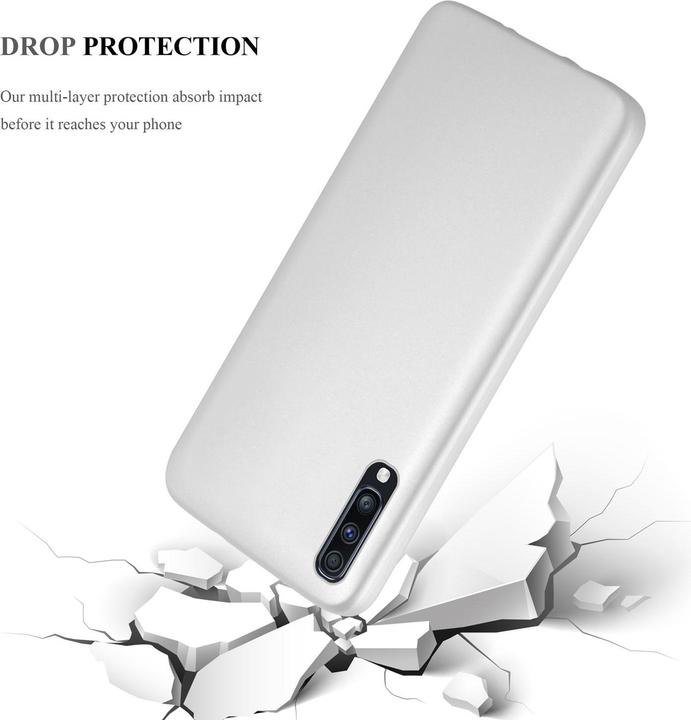 Actual product image Cadorabo TPU Matt Metallic Cover (Samsung Galaxy A70S, Samsung Galaxy A70)