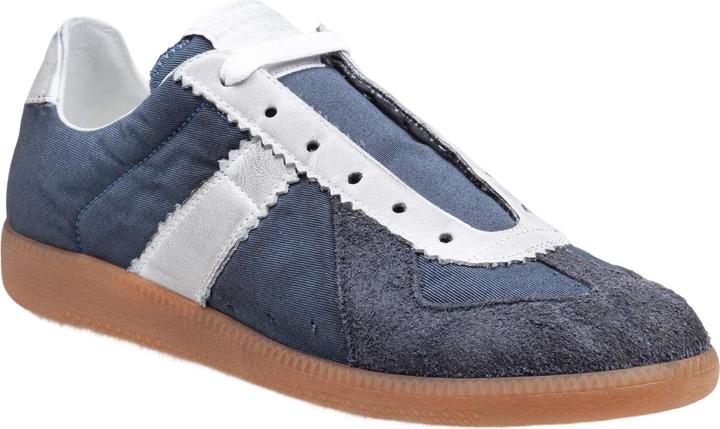 Produktbild Maison Martin Margiela Maison margiela sneakers replica in leather and fabric color blue/white (41)