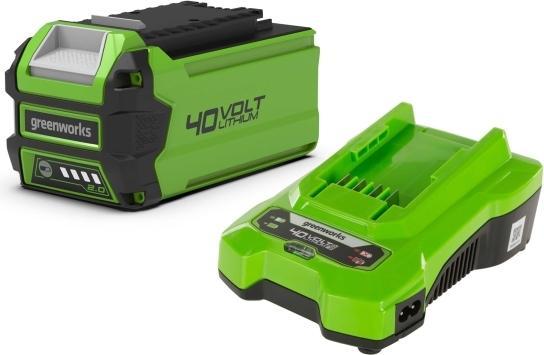 Image du produit Greenworks Kit de batterie et chargeur universel (40 V)