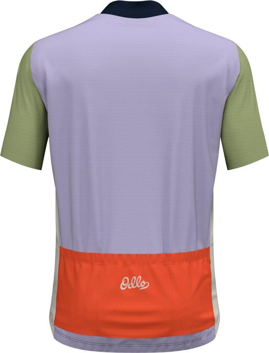 Immagine prodotto Odlo T-shirt s/u collo s/s full zip ESSENTIAL PRINT (XL)