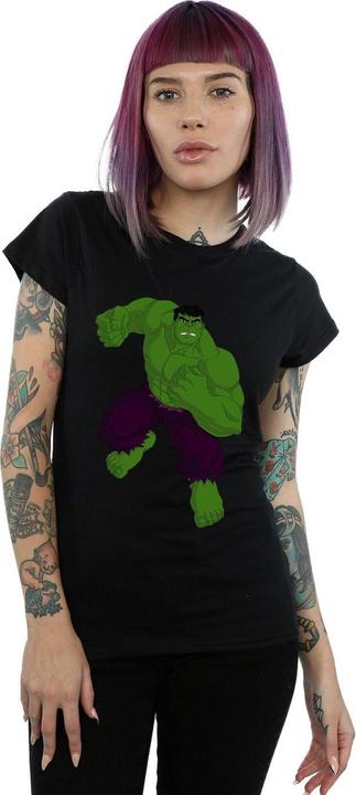 Actual product image Womens/Ladies Hulk Pose Cotton T-Shirt (L)