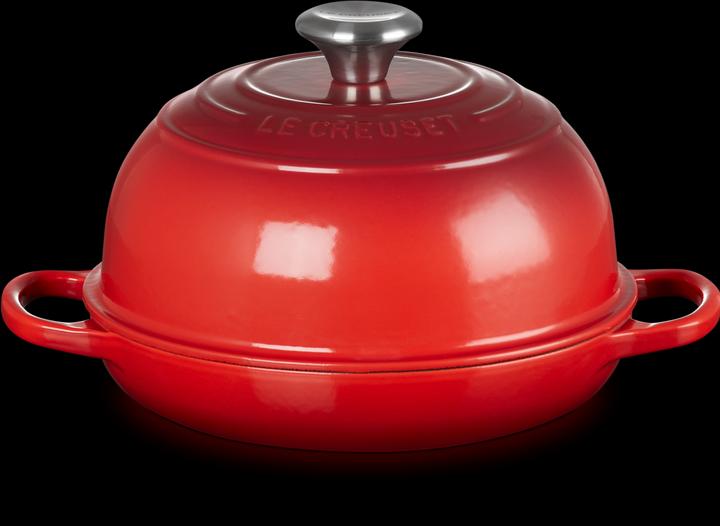 Produktbild Le Creuset Bräter für Brot 24cm kirschrot (24 cm, Bräter + Schmortopf, Gusseisen)