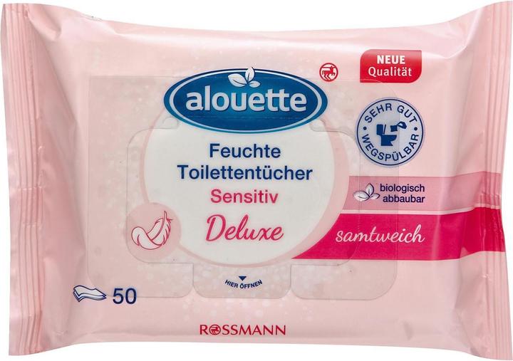 Produktbild Alouette Toilettenpapier Sensitiv Deluxe 1-lagig (50 x)