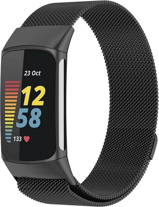 Image du produit Cover-Discount Fitbit Charge 6 - Bracelet magnétique de remplacement Milanese (Acier inoxydable)