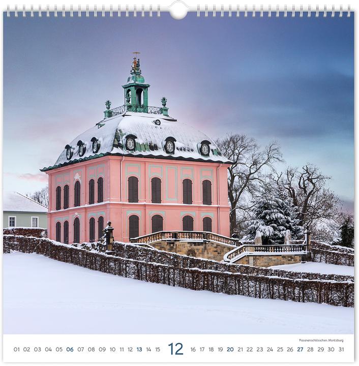 Actual product image Kalender Burgen und Schlsser Sachsen 2026 (30 x 30 cm, German)