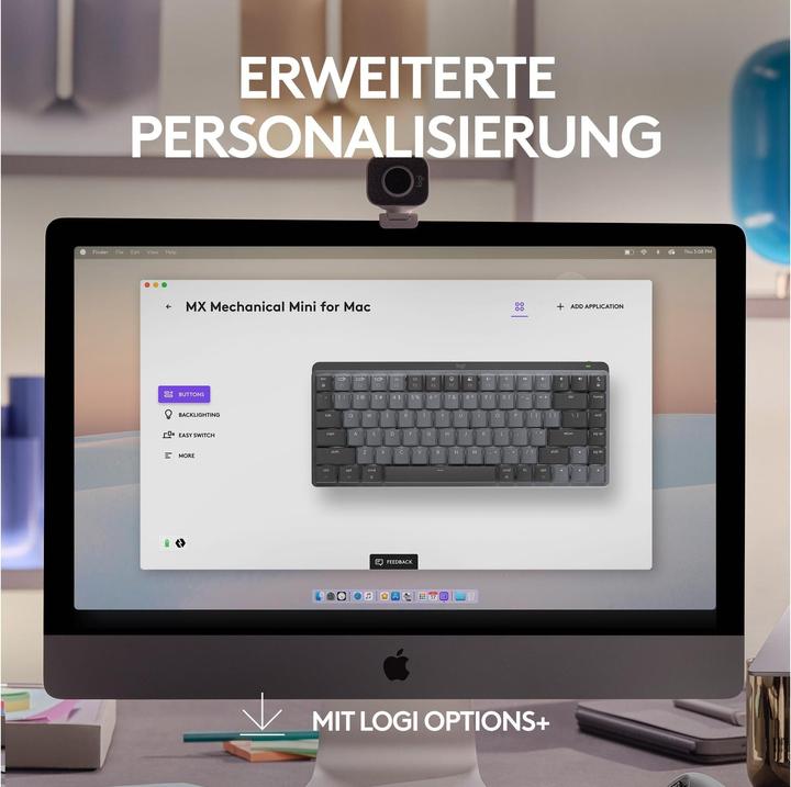 Immagine prodotto Logitech MX Mechanical Mini for Mac (CH, Senza fili)