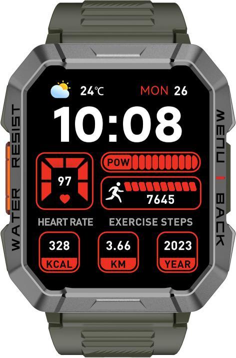 Image du produit Blackview W60 (Montre Durcie Connectée - 2.01" - Microphone intégré) Vert