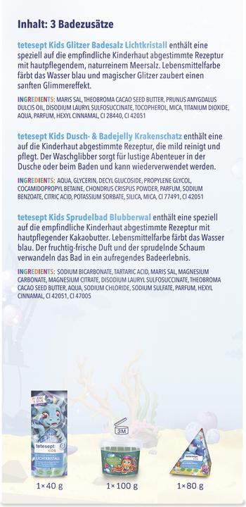 Produktbild Tetesept Kids Set Spannende Unterwasser Abenteuer (Schaumbad)