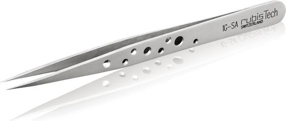 Produktbild Rubis Pinzette perforiert, spitz, 12 cm, 1G